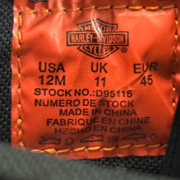 Harley-Davidson Leather Shift Riding Boots Sz 12M NWT - Picture 13 of 14